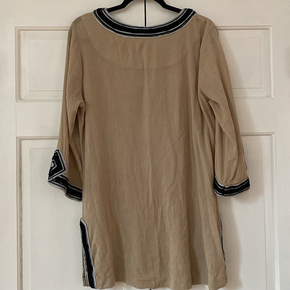 Soft Surroundings Beaded Swim Cover-Up Dress Tunic Sequin Sequence‎ Size Medium - Picture 11 of 11